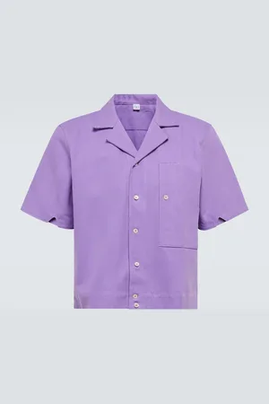 Winnie New York Cotton and linen bowling shirt