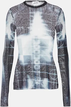 Jean Paul Gaultier Squeletor mesh top