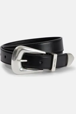 Saint Laurent Folk leather belt