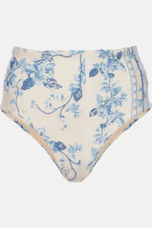 Agua by Agua Bendita Magenta floral bikini bottoms