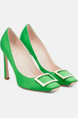 Roger Vivier Trompette satin pumps