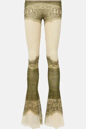 Jean Paul Gaultier Printed flared pants