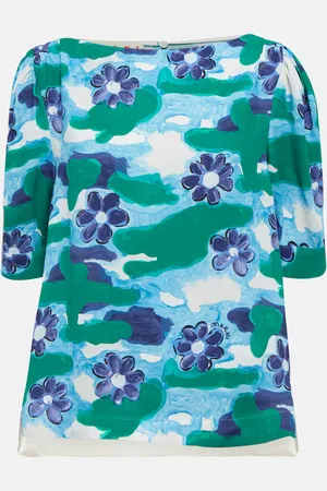Marni Printed cady top