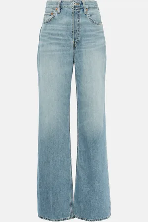 RE/DONE â70s high-rise wide-leg jeans