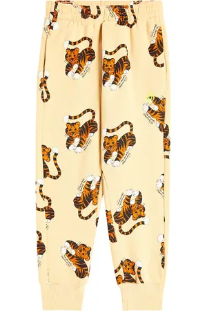 The Animals Observatory Panther printed cotton sweatpants