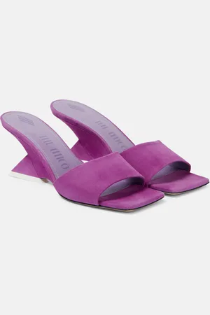 The Attico Cheope 60 suede mules