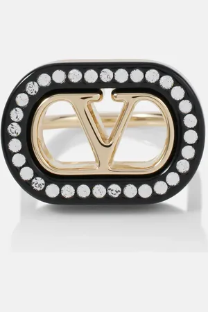 VALENTINO VLogo embellished ring