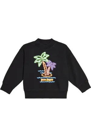 Palm Angels Printed cotton jersey sweatshirt