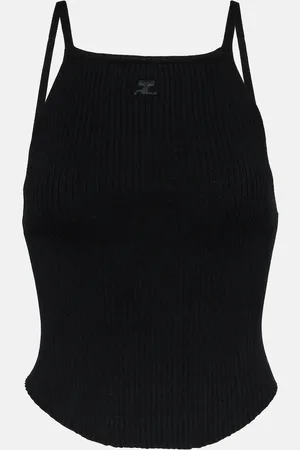 Courrèges CourrÃ¨ges Ribbed-knit tank top