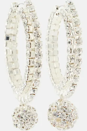 MAGDA BUTRYM Embellished hoop earrings