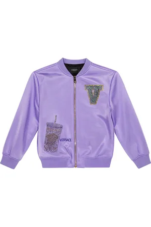 VERSACE Embroidered varsity jacket