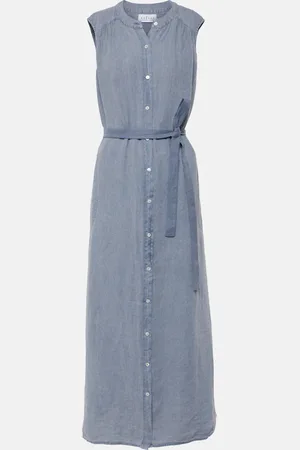 Velvet Luna linen maxi dress