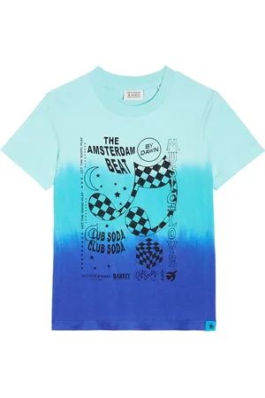 Scotch&Soda Printed cotton jersey T-shirt