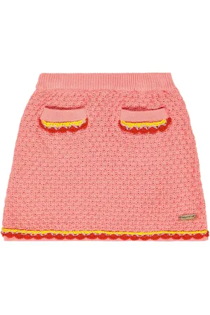 Moschino Embroidered cotton miniskirt