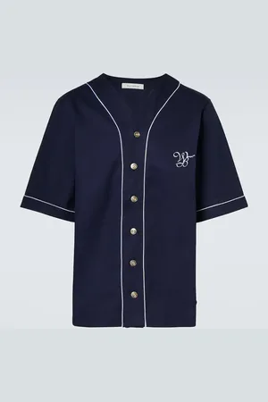 WALES BONNER Freestyle logo cotton drill shirt