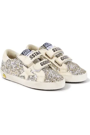 Golden Goose Old School glitter leather sneakers