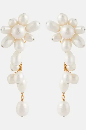 Jennifer Behr Florance baroque pearl drop earrings