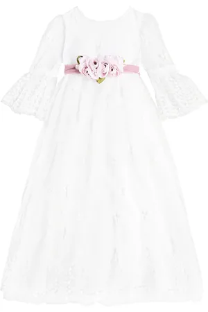 MONNALISA Embellished tulle dress