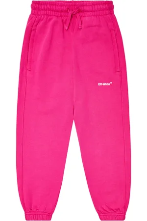 OFF-WHITE Logo cotton jersey sweatpants