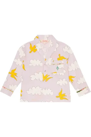 The Animals Observatory Wolf printed cotton shirt