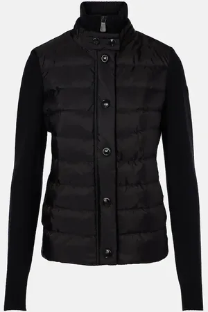 Moncler Wool-blend down cardigan