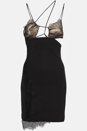 Nensi Dojaka Lace-trimmed minidress
