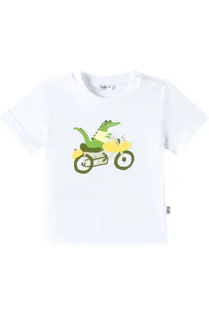 Il gufo Baby cotton jersey T-shirt