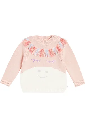 Stella McCartney Baby fringed cotton sweater
