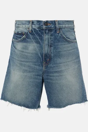 NILI LOTAN Russel low-rise denim shorts