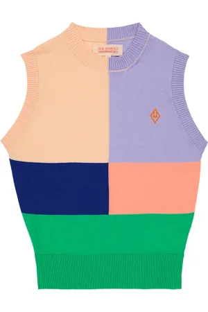 The Animals Observatory Parrot cotton sweater vest