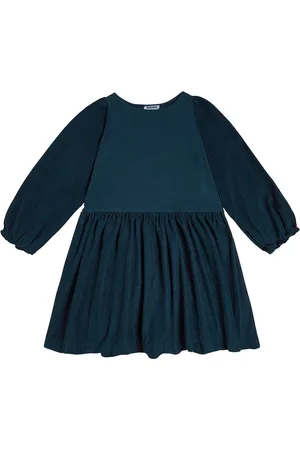 Molo Caro smocked corduroy dress
