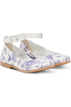 PèPè PÃ¨PÃ¨ Floral leather ballet flats
