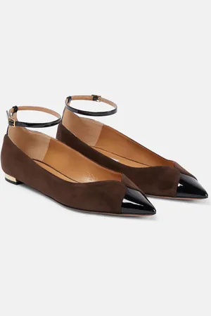 Aquazzura Pinot suede ballet flats