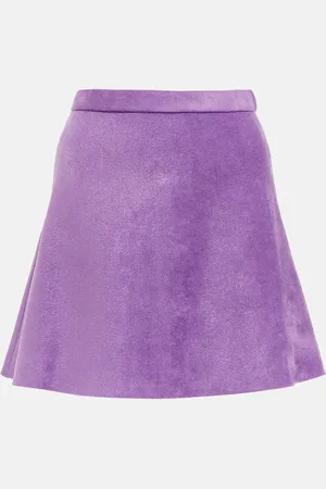 Alaïa AlaÃ¯a Velvet miniskirt