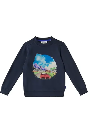 Scotch&Soda Printed cotton jersey sweatshirt