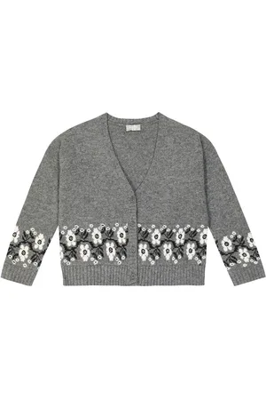 Il gufo Intarsia virgin wool sweater