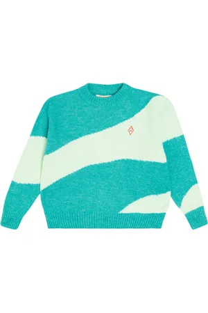 The Animals Observatory Bull colorblocked knit sweater
