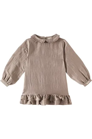 Donsje Luus ruffled hemp-blend dress