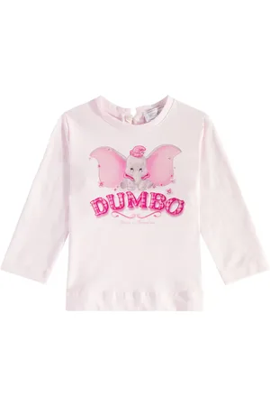 MONNALISA X Disney Baby Dumbo cotton jersey T-shirt