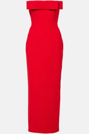 Ilkyaz Ozel Sisu bow-detail strapless gown