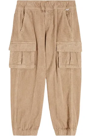 Il gufo Cotton corduroy cargo pants