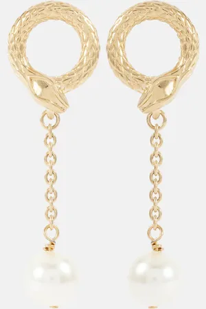 Chloé ChloÃ© ChloÃ© Snake faux pearls drop earrings