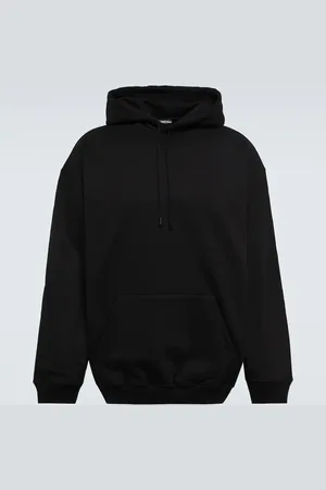 Balenciaga Logo cotton-jersey hoodie