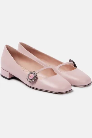 VALENTINO GARAVANI Preshoes leather Mary Jane flats