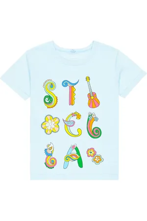 Stella McCartney Printed cotton t-shirt