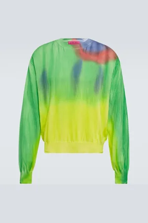 THE ELDER STATESMAN Dreamscape cotton-blend sweater