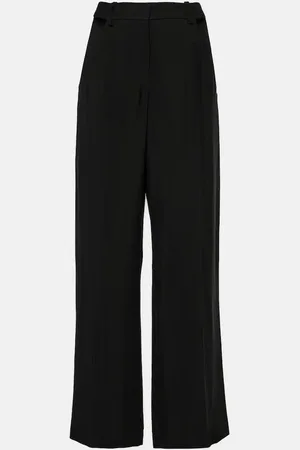 MUGLER Cutout wide-leg pants