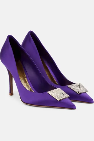 VALENTINO GARAVANI One Stud satin pumps