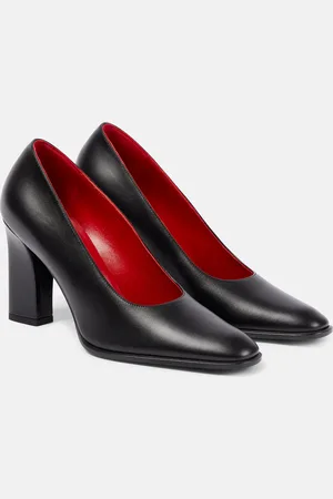 The Row Leather pumps