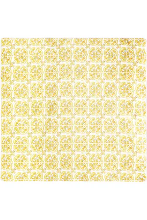 Dolce & Gabbana Baby printed cotton blanket